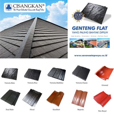 genteng flat beton cisangkan terbaik